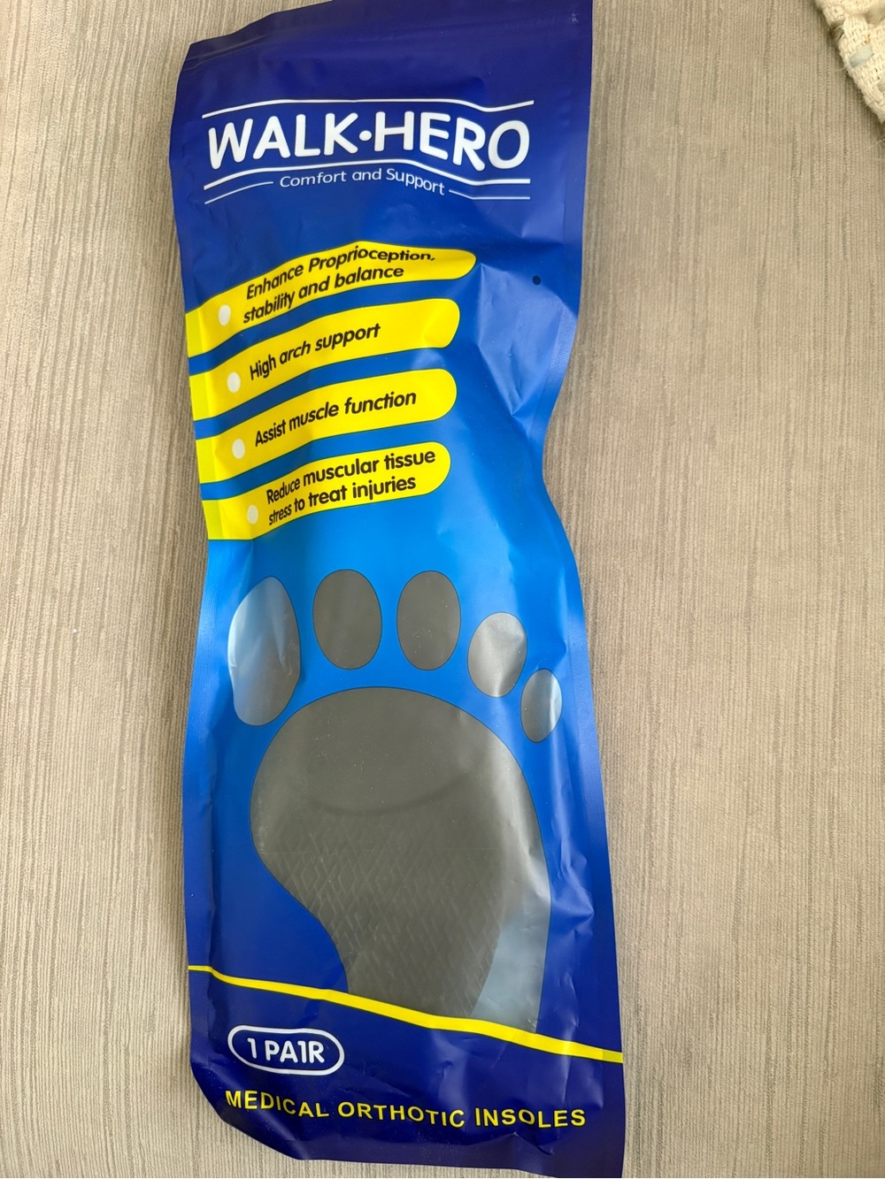 Women's Medical Orthotic Insoles - Blue